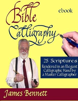 Book cover for Bible Calligraphy - 25 Scriptures