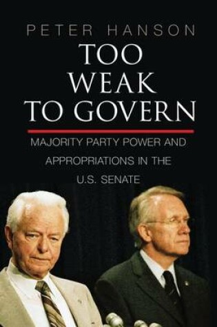 Cover of Too Weak to Govern