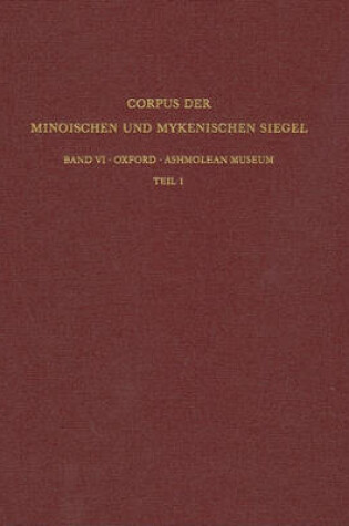 Cover of Corpus der Minoischen und Mykenischen Siegel VI 1 and 2