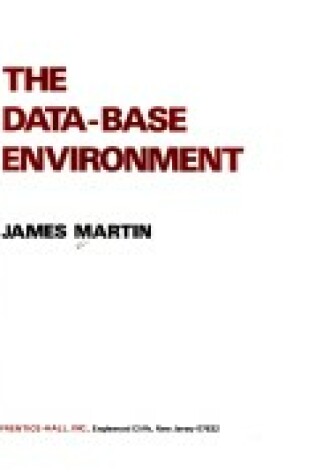 Cover of Managing the Data Base Environment