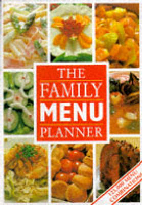 Book cover for Family Menu Planner