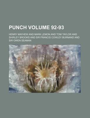 Book cover for Punch Volume 92-93