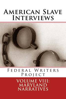 Book cover for American Slave Interviews - Volume VIII