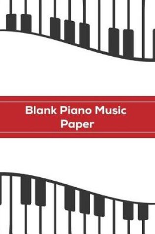 Cover of Blank Piano Music Paper