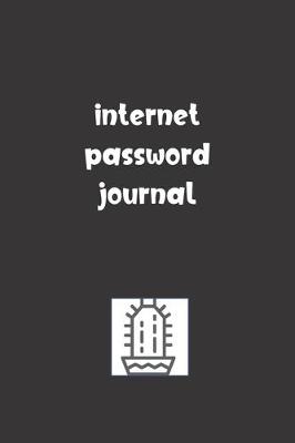 Book cover for Internet Password Journal