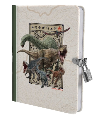 Book cover for Jurassic World Invisible Ink Lock & Key Diary