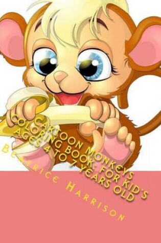 Cover of Cartoon Monkeys Coloring Book