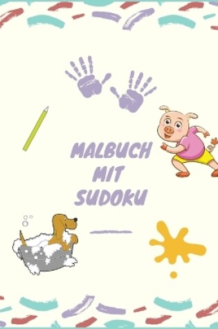 Cover of Malbuch mit Sudoku