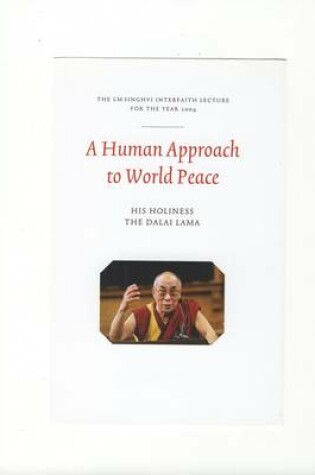 Cover of A Human Approach to World Peace