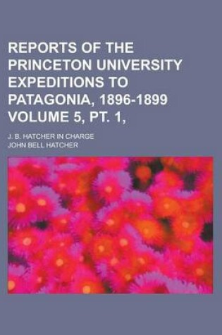 Cover of Reports of the Princeton University Expeditions to Patagonia, 1896-1899; J. B. Hatcher in Charge Volume 5, PT. 1,