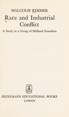 Cover of Race and Industrial Conflict