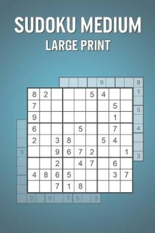 Cover of Sudoku Medium Large Print