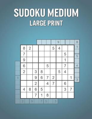 Book cover for Sudoku Medium Large Print