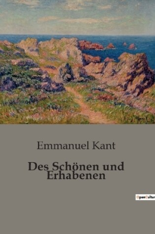 Cover of Des Schönen und Erhabenen