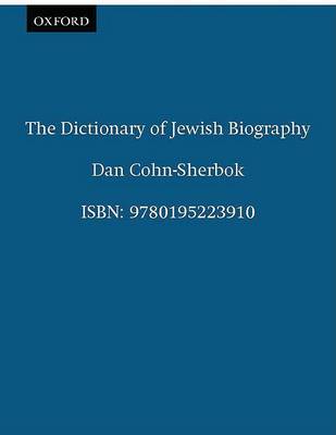 Book cover for The Dictionary of Jewish Biography