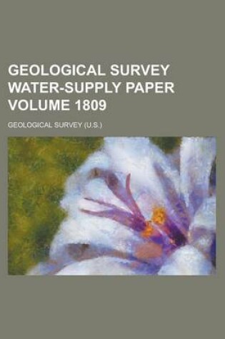 Cover of Geological Survey Water-Supply Paper Volume 1809