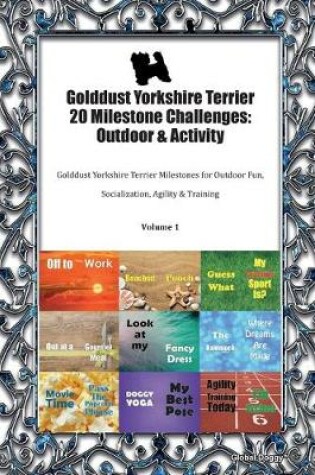 Cover of Golddust Yorkshire Terrier 20 Milestone Challenges