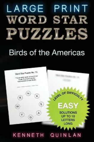 Cover of Word Star Puzzles - Birds of the Americas (Level of Difficulty