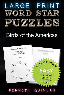 Book cover for Word Star Puzzles - Birds of the Americas (Level of Difficulty