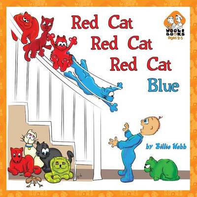 Book cover for Red Cat, Red Cat, Red Cat, Blue