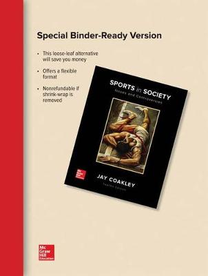 Book cover for Loose Leaf for Sports in Society: Issues and Controversies
