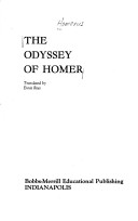 Cover of The Odyssey of Homer