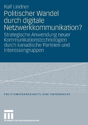 Book cover for Politischer Wandel Durch Digitale Netzwerkkommunikation?