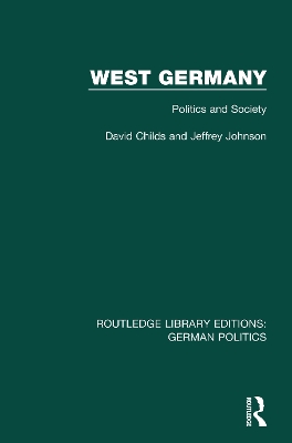 Book cover for West Germany (RLE: German Politics)