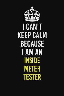 Book cover for I Can't Keep Calm Because I Am An Inside Meter Tester