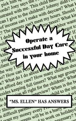 Cover of Operate a Successful Day Care in Your Home
