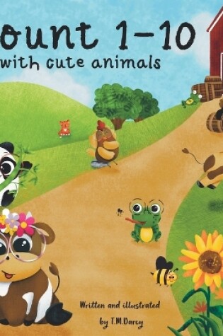 Cover of Count 1-10 with cute animals