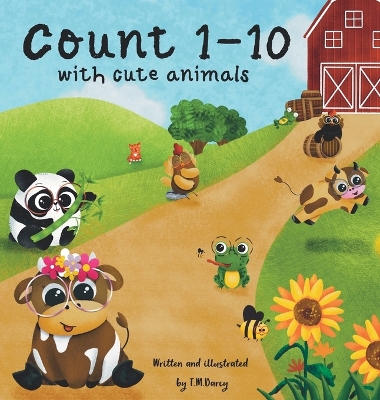 Cover of Count 1-10 with cute animals