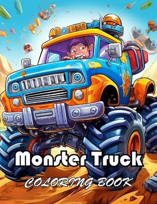 Book cover for Monster Truck Coloring Book