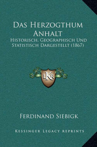 Cover of Das Herzogthum Anhalt