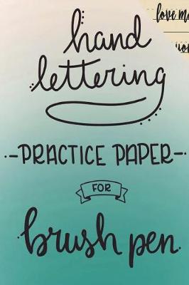 Cover of Hand Lettering Practice Paper