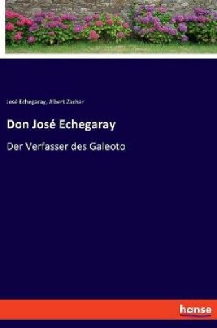 Cover of Don José Echegaray