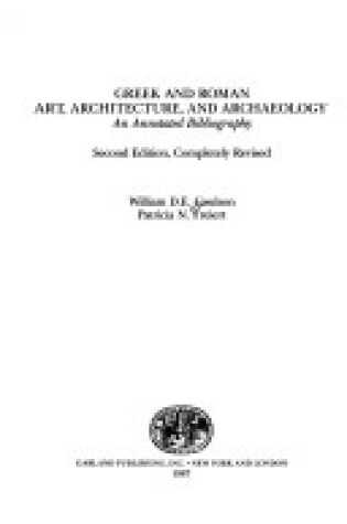 Cover of Greek & Roman Art & Arch