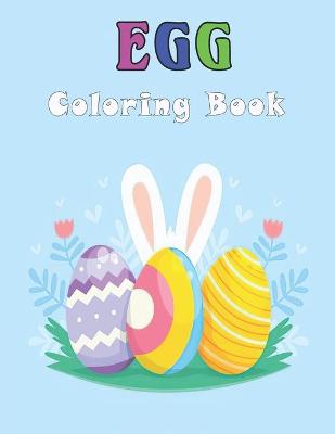 Book cover for Egg Coloring Book