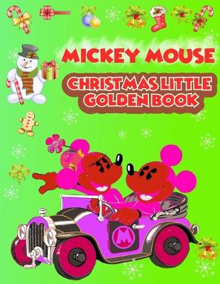 Book cover for Mickey Mouse Christmas Little Golden Book