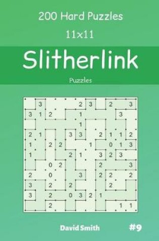 Cover of Slitherlink Puzzles - 200 Hard Puzzles 11x11 vol.9