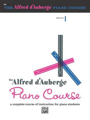 Book cover for Alfred d'Auberge Piano Course