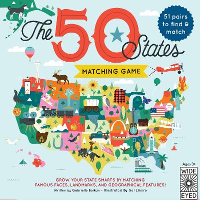 Cover of The 50 States Matching Game