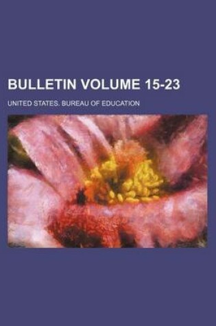 Cover of Bulletin Volume 15-23