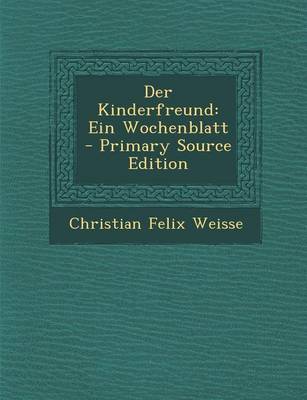 Book cover for Der Kinderfreund