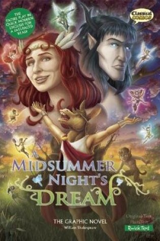 Cover of A Midsummer Night's Dream The Graphic Novel: Quick Text