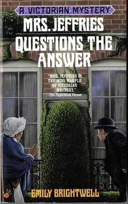 Book cover for Mrs Jeffries Questions the Answer
