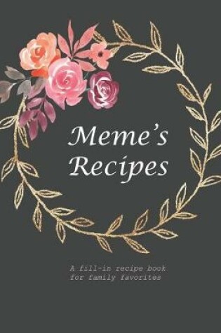 Cover of Meme's Recipe