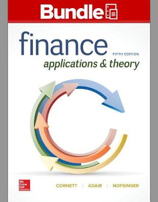 Book cover for Gen Combo Looseleaf Finance: Applications and Theory; With Connect Access Card