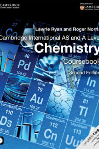 Cover of Cambridge International AS and A Level Chemistry Coursebook with CD-ROM