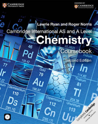 Book cover for Cambridge International AS and A Level Chemistry Coursebook with CD-ROM